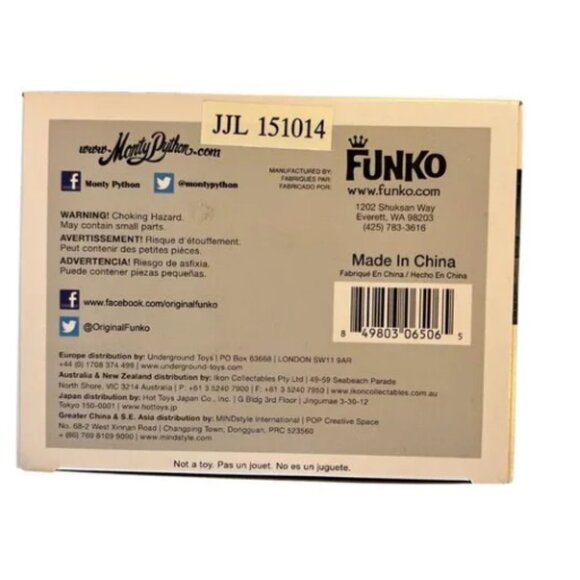 Monty Python and the Holy Grail Black Knight [Flesh Wound] Funko POP! Exclusive - Picture 8 of 10